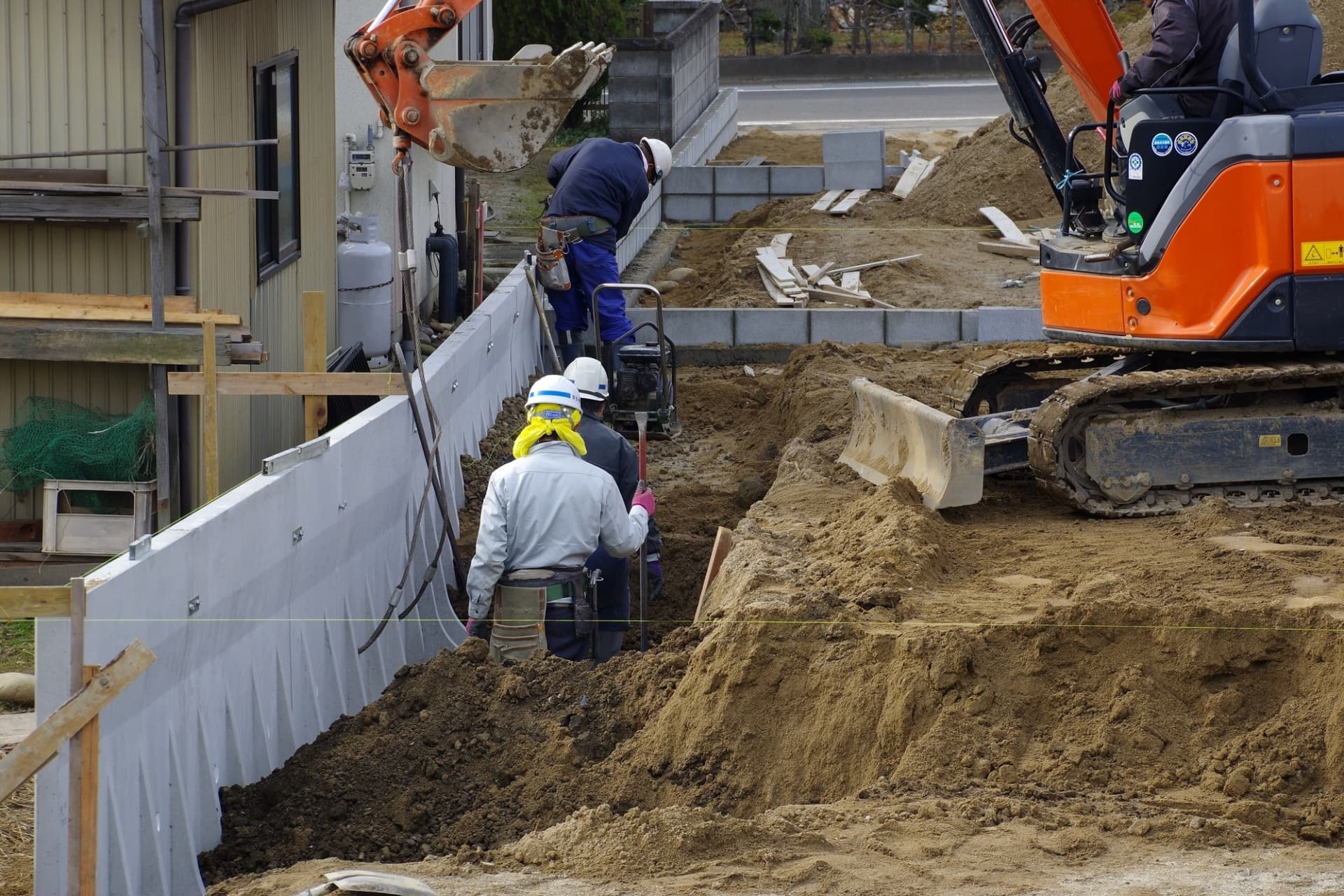 土留めの技術 | 千葉の建設会社なら株式会社ラクセル